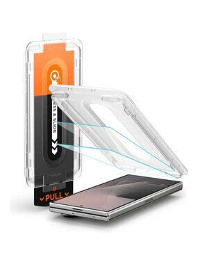 2 Pk Spigen Tempered Glass Screen Protector GlasTR EZ Fit Pro Galaxy Z Fold 7
